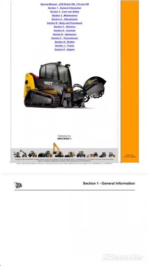 JCB 170 JCB 160 JCB 180 Service manual #shorts #jcb #jcbvideo