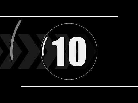 【無料動画素材】10秒カウントダウン