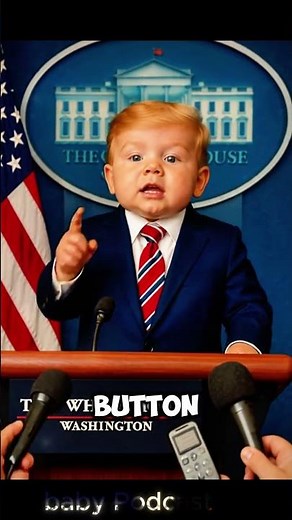 Baby Trump Says “Stick with Your Tiny Boss!” 😂 | Baby Trump Progress Report | AI Satire by Baby