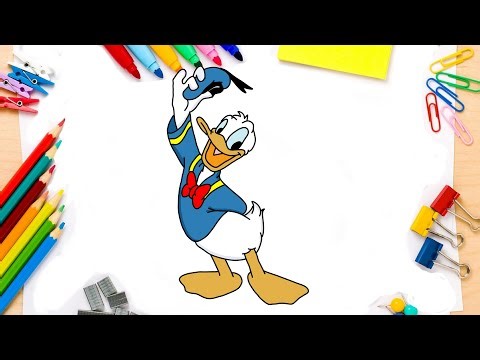 How to Draw Donald Duck || Disney Cartoons ||characters