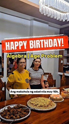[ALGEBRA] My kind of birthday greeting. 😘 #engineering #architecture #engineer #architect #algebra #stem #mathematics | Engr. Erickneil D. Realuyo