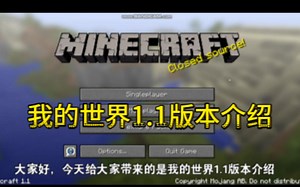 我的世界1.1版本介绍