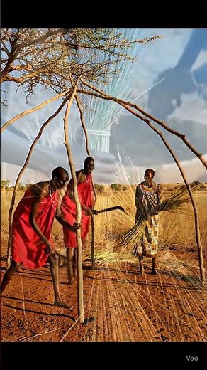 How the Maasai Tribe Build Homes with Nature | Mud, Leaves & Tradition😱