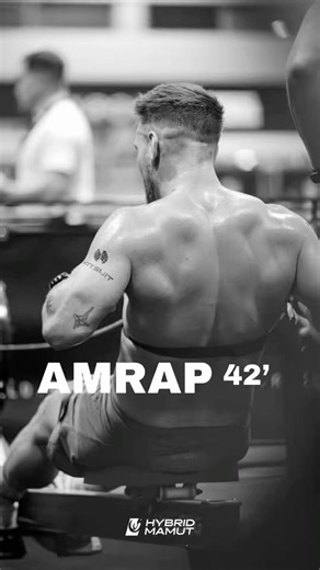 ✖️AMRAP 42’✖️ #hybridathlete #crossfit #crossfitgames #wod #sports