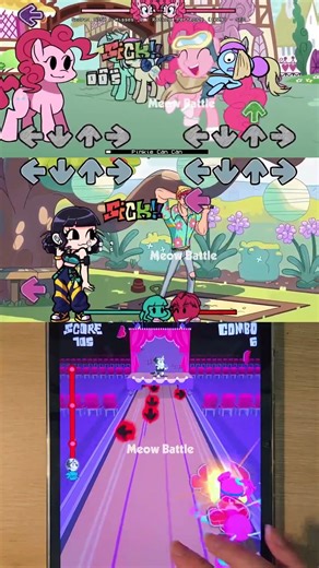 Can Can But Pinkie Vs Zoey - FNF Mobile Gameplay - Friday Night Funkin'