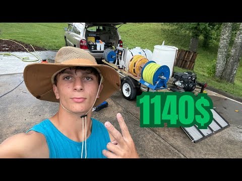 How We Clean Driveways Step By Step |1140$ Driveway Cleaning