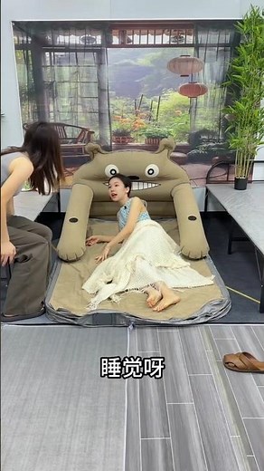 🛏️✨ “Automatic Air Bed! Just Press a Button & Sleep Smart 😱 | Viral Home Gadget” #shorts