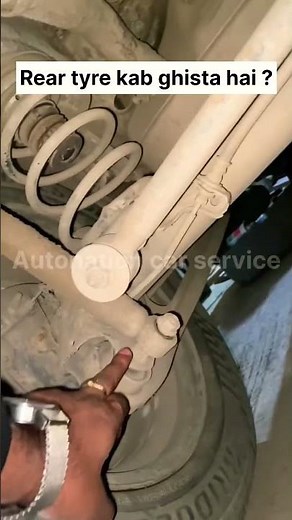 Rear wheel alignment | Rear tyre wear problem fix | Rear axle beam