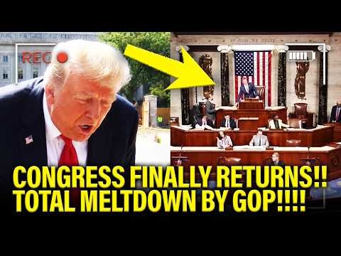 GOP LOSES IT over Trump TOTAL FAILURE as CONGRESS RETURNS!!