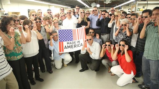 Made in America: David Muir tries Randolph Engineering's US fighter pilot sunglasses