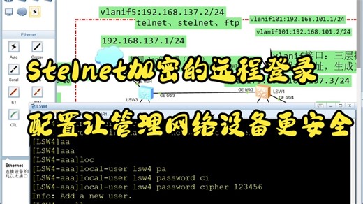 Stelnet加密的远程登录配置让管理网络设备更安全