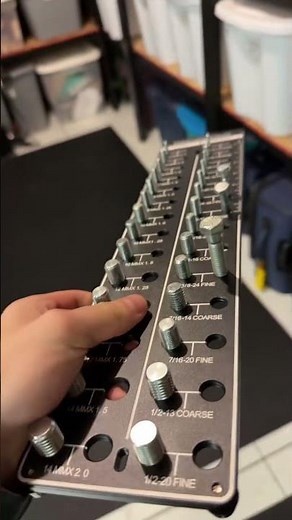 Thread Checker Gauge: A Convenient Tool for Identifying Metric and Standard Fasteners