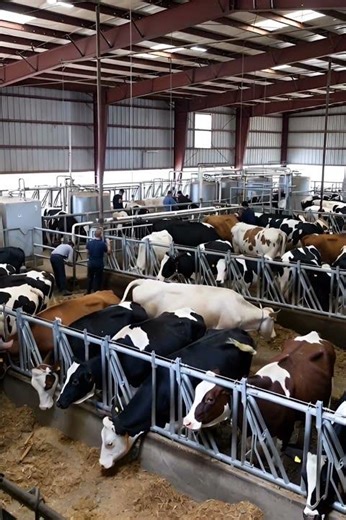 From Cow to Bottle: The Amazing Milk Process🐄 #cowfarm #dairyfarming