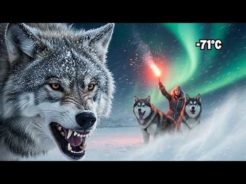 Unbelievable! Elderly Woman Protects 60 Bison From 1000 Wolves!