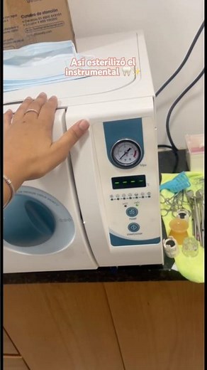 “Proceso real de esterilización en odontología”🦷#odontologia #esterilización #autoclave