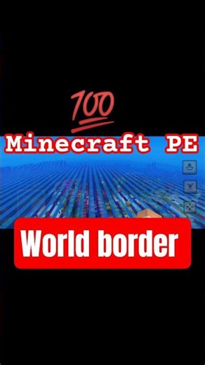Minecraft PE world border 🤯💯 || New command