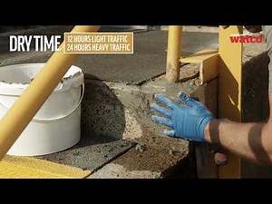 Repairing Broken Steps with Watco QuickFloor Curb & Step Repair
