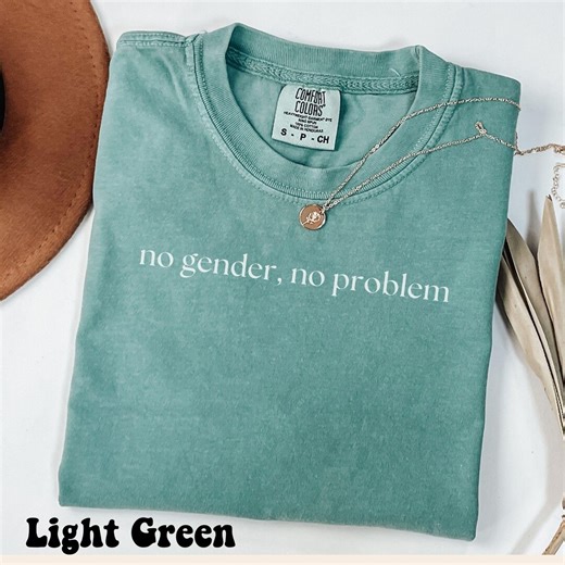 Nonbinary Comfort Colors Shirt, Non Binary Shirt, Pronoun T Shirt, LGBTQ Unisex T-shirt, LGBT Pride Shirt, Funny Gift for Enby Friend Tee - Etsy