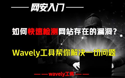 如何快速检测网站存在的漏洞？Wavely工具帮你解决一切问题