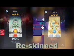 Rolling Sky Level 17 Cube & Bonus Level 5 Matrix • Re-skinned w/ Rolling Sky Level 27 Circus