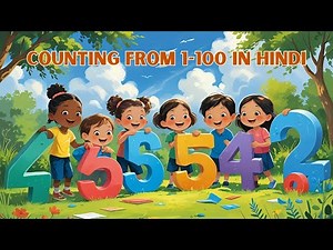 Learn Hindi Counting 1 to 100 | बच्चों के लिए हिंदी गिनती | Hindi Numbers for Kids |
