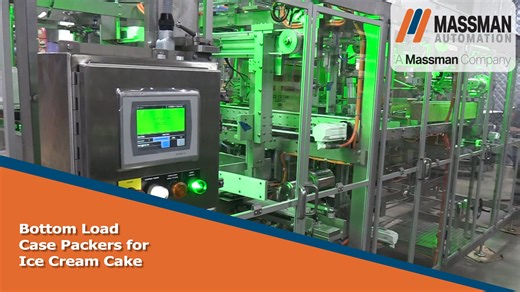 Ice Cream Cake Bottom Load Case Packer