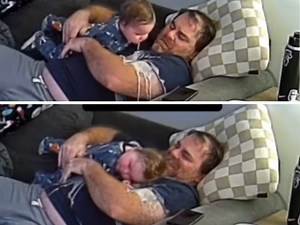 This is how we all should react to the baby puking