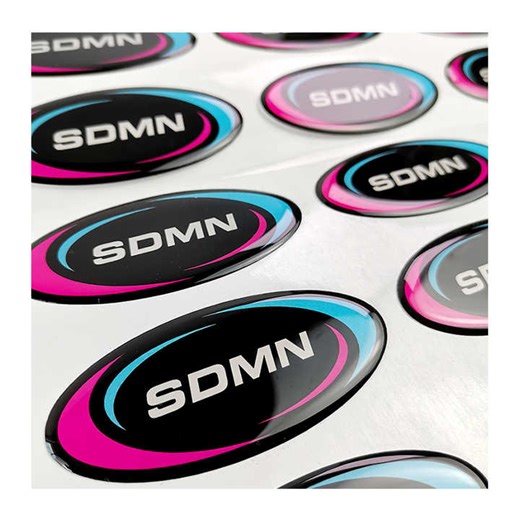 Custom 3d Embossed Gel Labels Soft Plastic Brand logo Epoxy Resin Domed Stickers