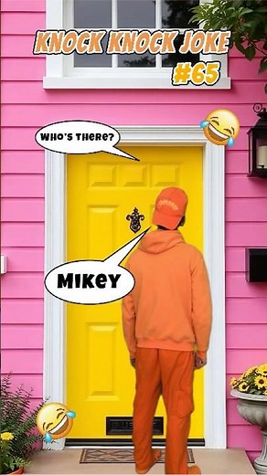 Knock Knock Joke No. 65 😂 | Who's There? Mikey #jokes #funnyjokes #knockknock