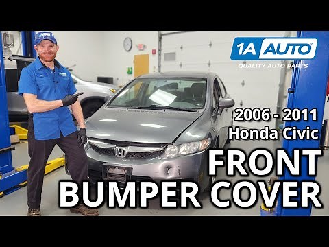 How to Replace Front Bumper Cover 2006-2011 Honda Civic