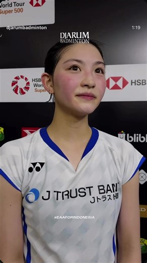 tomoka Miyazaki interview #宮崎友花 #tomokamiyazaki #おすすめ #バドミントン #fyp @とまと