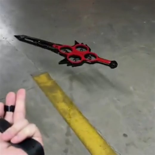 Fact check: Student makes a 'levitating' sword that flies around on command