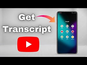 How To Get Transcript From YouTube Video – Quick Tutorial