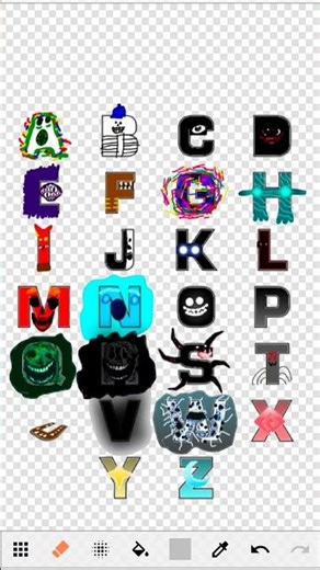 Injef Alphabet Lore Uppercase Roblox Doors The ABC Song Candybots