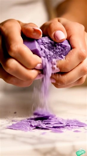Satisfying Purple Soap Cutting 💜🧼 | Relaxing ASMR Sounds #asmr #relax