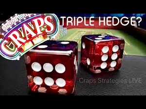 CRAPS LIVE 🎲 TRIPLE HEDGE Craps Strategy on BUBBLE CRAPS Live in the Casino 🎲IC DP Hop 7’s 🎲 Ep 7