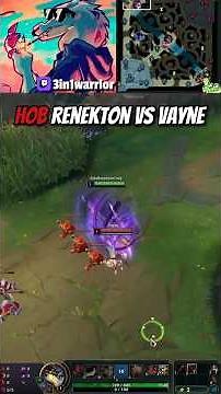 Hail of Blades Renekton Is Insane Against Vayne!