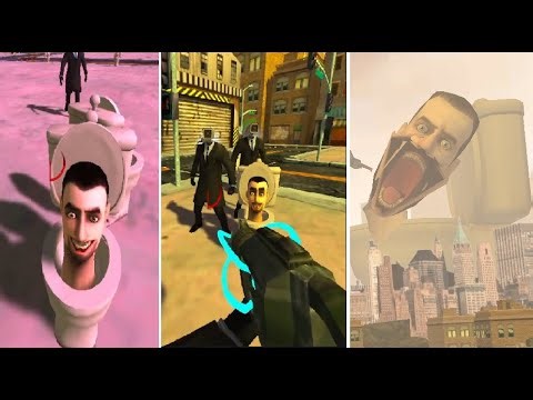 skibidi toilets infection gameplay 🕹️ Cameraman vs Jetpack Engineer Skibidi Toilet