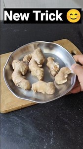 Two simple & easy ideas for Ginger 🫚storage #gingerstorage #kitchentips #ytshorts #shorts#viralvideo