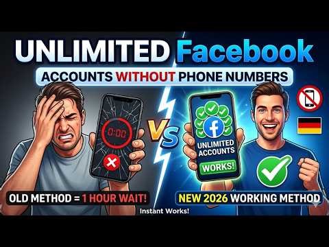 How To Create Unlimited Facebook Accounts Without Phone Numbers (2026 Working Method)