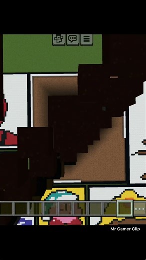 Minecraft Art: From a dark pit to a childhood icon. 🎮💙 | Mr Gamer Clip | #shorts #minecraft