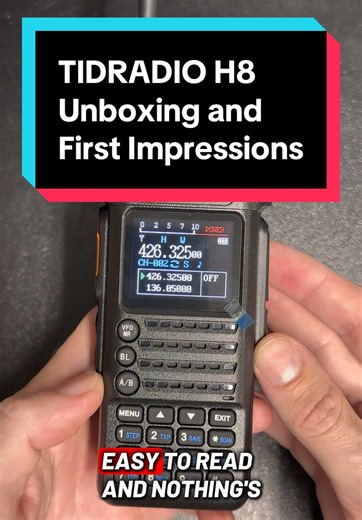 Unboxing the TIDRADIO H8: First Impressions