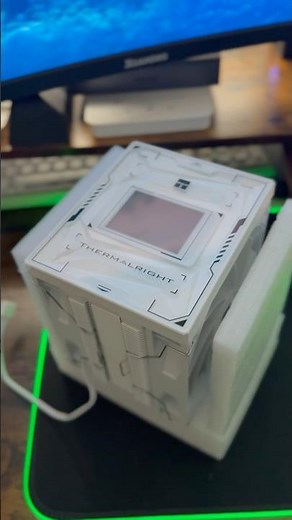 Thermalright Burst Assassin 120 Vision🥶 Cooler temps! #thermalright #cpucooler #cpu #pcsetup #am5