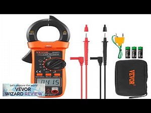 VEVOR Digital Clamp Meter Multimeter True RMS AC DC Volt Amp NCV Review