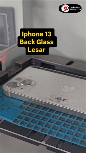 Iphone 13 Back glass replacement | iphone Back panel laser se #iphone #repairtutorial #iphone13