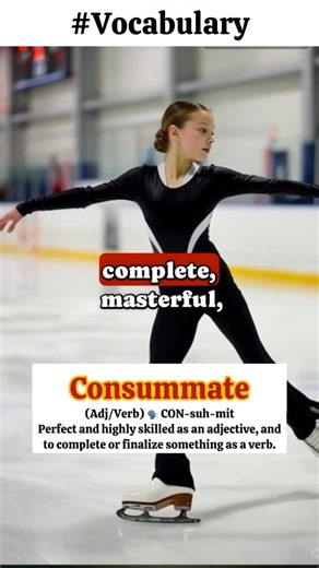 Celebs Teach English on Instagram: "🎬 Mellissa (AI) explains: Consummate “Consummate means showing the highest level of skill — complete, masterful, and polished. A consummate professional is someone who does their work with flawless excellence.” #Consummate #CelebsTeachEnglish #LearnEnglish #WordOfTheDay #Vocabulary #SpokenEnglish #FluentEnglish #AI #Mellissa"