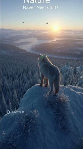 Wolf Pack Running Through Snow ❄️🐺 | Epic Wildlife Cinematic #Shorts