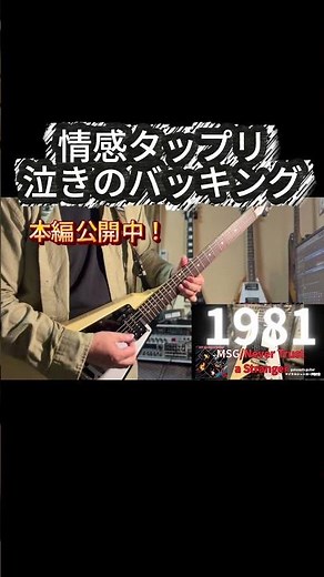 【情感タップリ！泣きのバッキング】Never Trust a Stranger/MSG /Live at Budokan 1981 #michaelschenker #マイケルシェンカー #msg