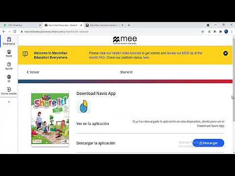 Activar código, unirse a una clase y descargar Navio (Macmillan) #2