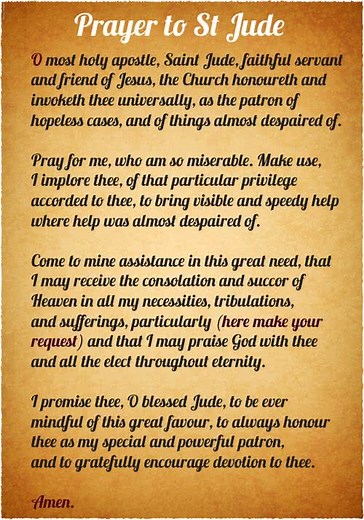 The St Jude Prayer - A Powerful Intercessory Prayer for Help